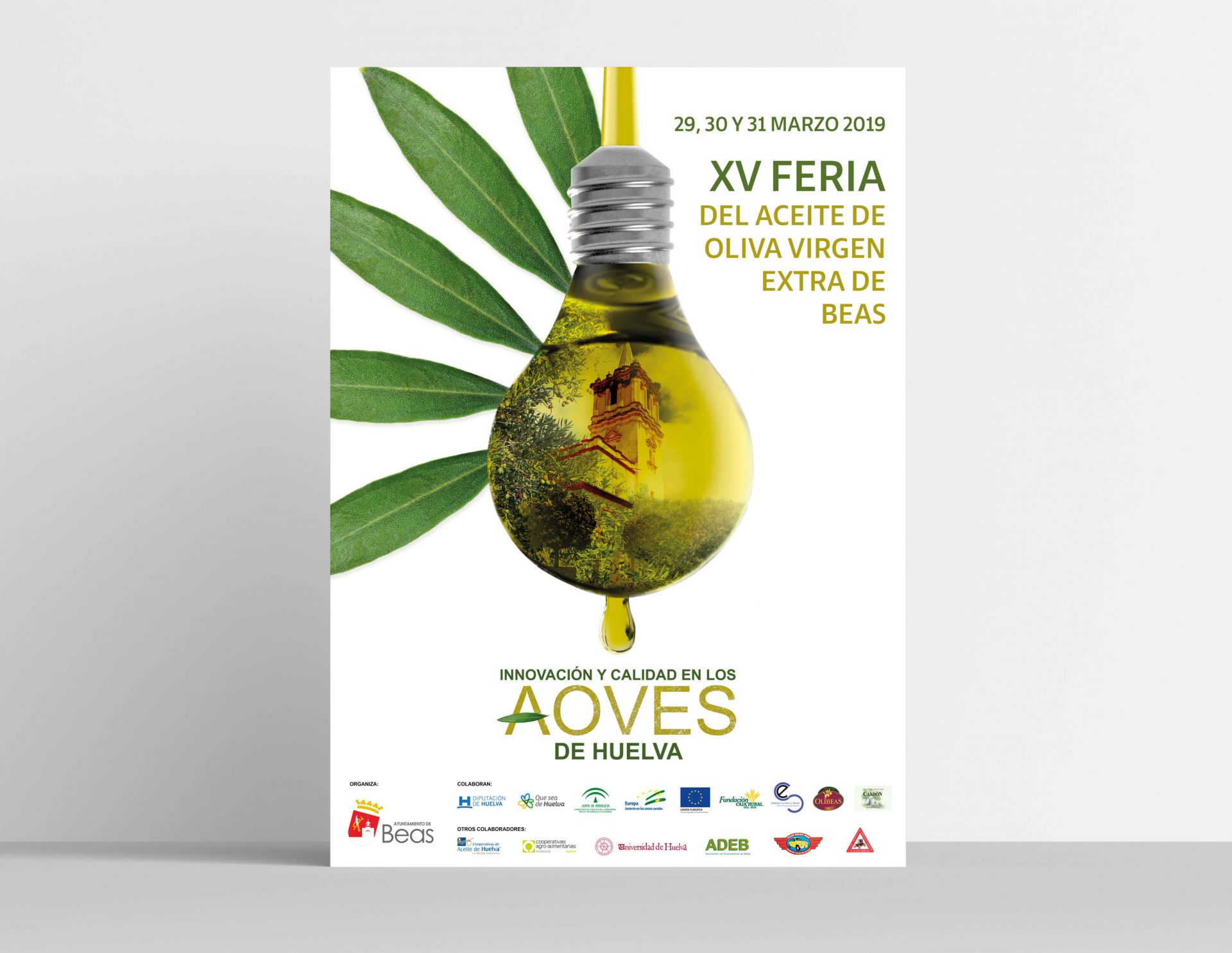 Cartel XV Feria del Aceite de Oliva Virgen Extra de Beas