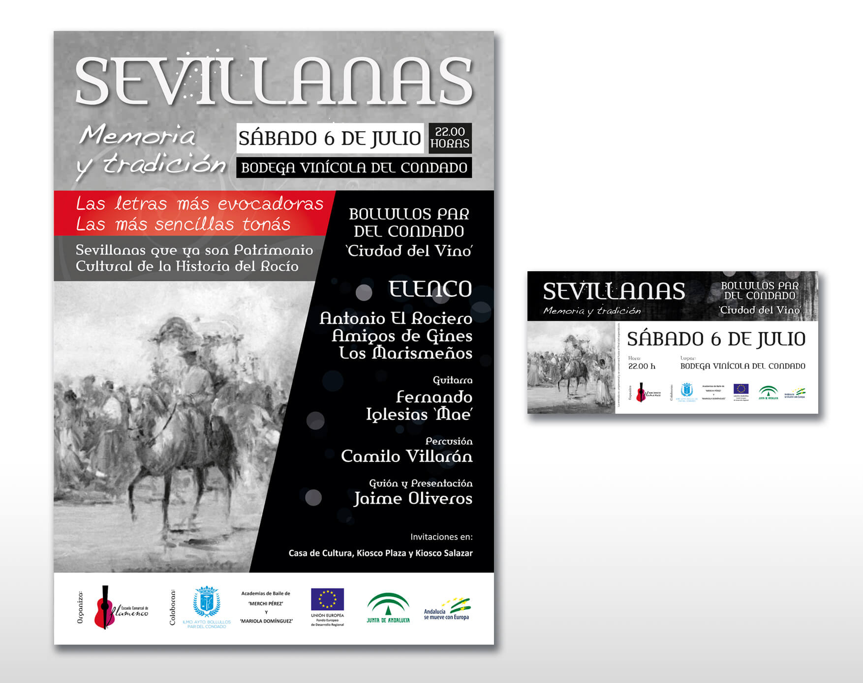 Cartel y entradas Festival de Sevillanas