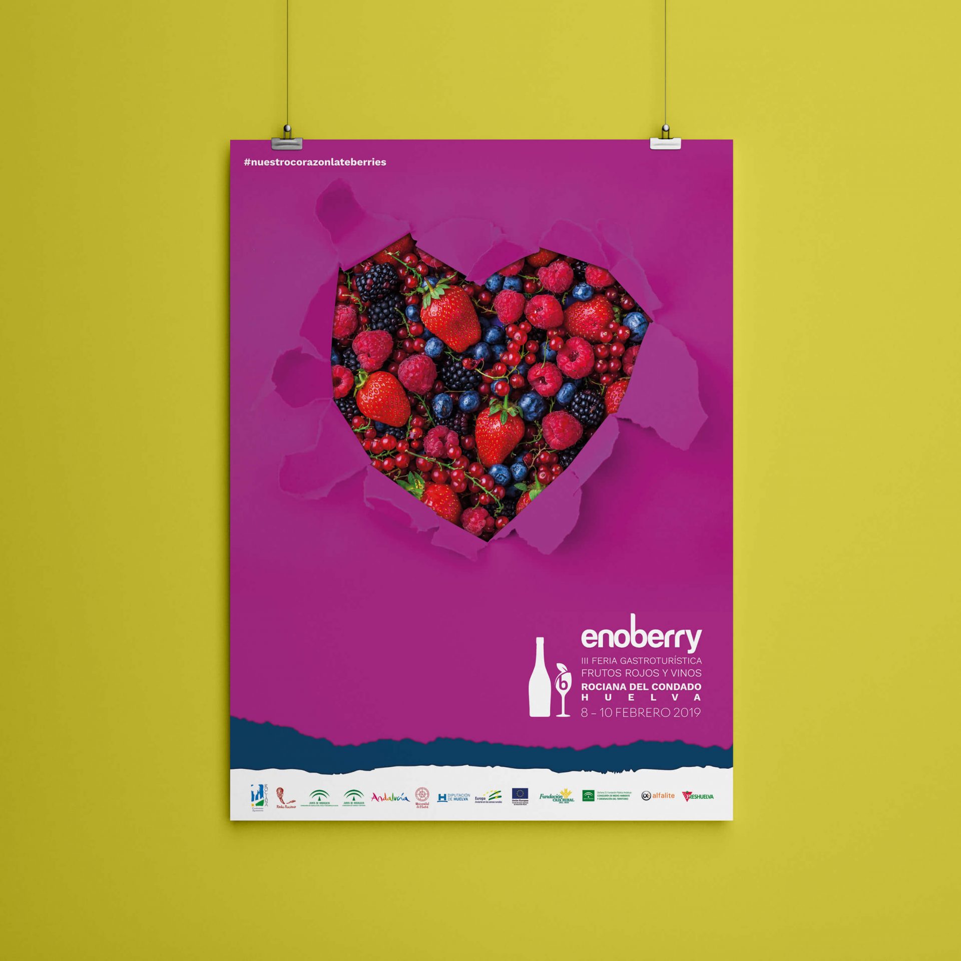Cartel de Enoberry Feria Gastroturística