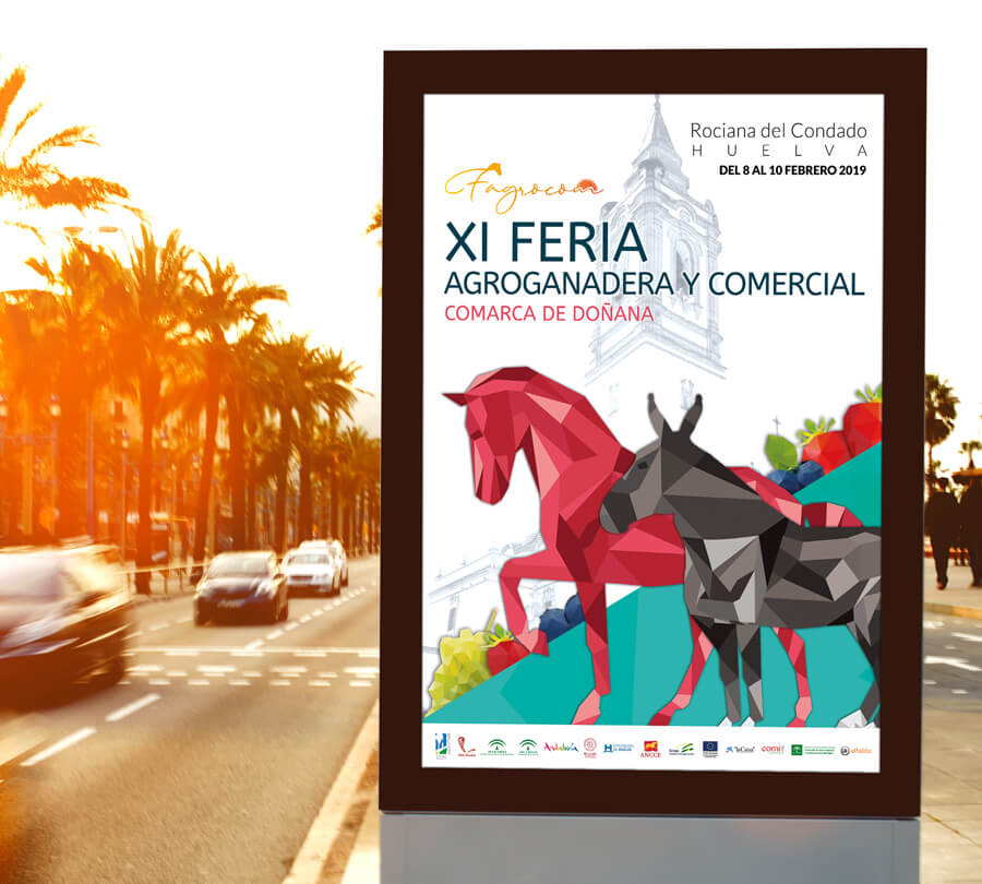 Cartel XI Feria Agroganadera y Comercial Comarca de Doñana